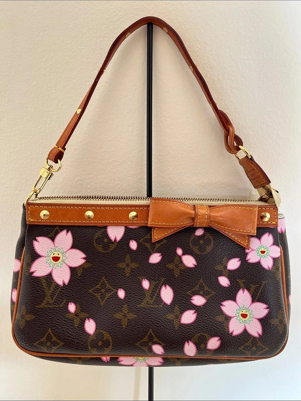 LV x Murakami Monogram Cherry Blossom Pochette